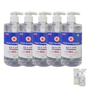 닥터에버크린 손소독겔 500ml 5개 살균소독수 500ml 에탄올 70% 겔타입