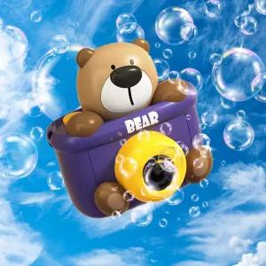 베어 카메라 버블건 동물 자동 비눗방울 곰돌이 오리 비누방울 버블건 세트 머신 야외 캠핑