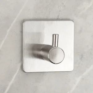 욕실벽고정후크 바지스텐행거 타일부착 스테인리스수건걸이 화장실