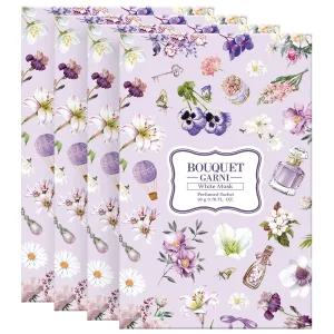 부케가르니 퍼퓸드샤쉐 옷장방향제 화이트머스크 L,20g, 4개