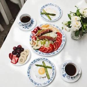 [마쯔오카] 쯔비벨무스터 커피잔 2인조 디너 (찻잔 선물세트)