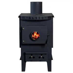 [신일금속] 사각 화목난로 미니형 SL-500 장작 나무 업소용 가정용 카페 캠핑