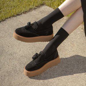 [소보제화]버젼 옥스포드 테슬 소가죽 로퍼 4cm