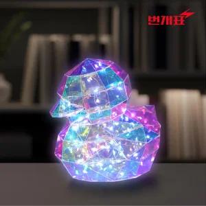 번개표 DIY 오로라 무드등 곰돌이 토끼 별 취침등 아기 LED 인테리어