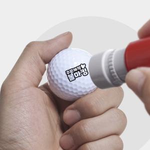 골프공마킹 라이너 볼마커 스탬프 속건 불멸 잉크 골프용품 볼마킹