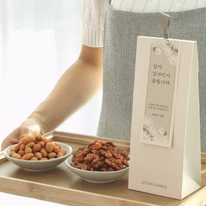 선물담길 호두정과 호두강정 답례품 조문 장례 장례식 조의 부고 130g