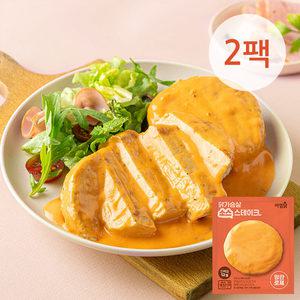 [아임닭] 닭가슴살 소스 스테이크 명란로제 100g 2팩