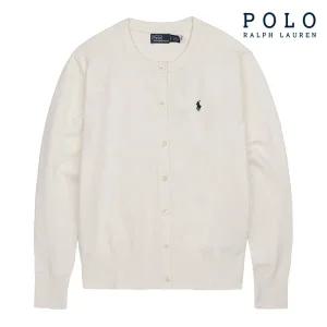[폴로랄프로렌]여성 코튼 블렌드 가디건 내추럴
