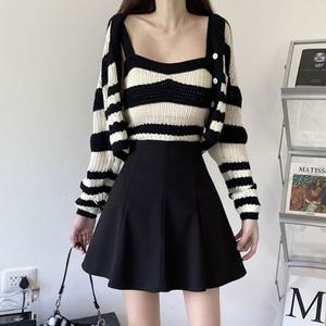 여성 2컬러 가을 겨울 연말룩 코듀로이 플리츠 스커트