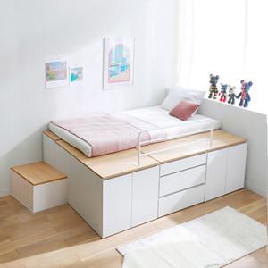 파로마 홈즈 올인 퀸 성인 벙커침대 가드형 계단1 HYS012