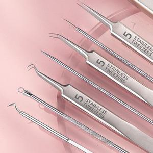 여드름압출기 블랙헤드 피지핀셋 여드름 짜는기구 8종 제거기