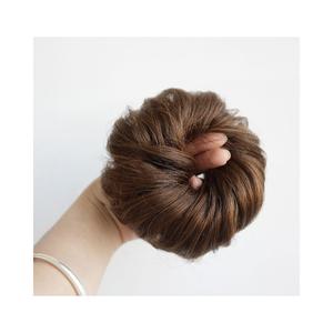 홈지 올림머리 볼륨 부분가발 머리고무줄 머리끈