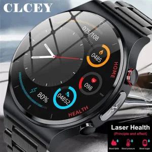 스마트워치 Painless 비침범성 혈당 스마트 워치 남자 레이저 치료 건강 혈압 스포츠 Smart시계 여성 Gluco