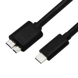 USB 3.1 Type C 타입 to Micro B 마이크로 3.0 외장하드 연결선 케이블 연결잭 30cm 60cm 1m 1.8m LG 삼성 도시바 WD 씨게이트 호환 케이블