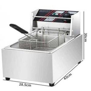 튀김기 가정용 업소용 소형기계 220v 10L 전기튀김기 미니 탁상형 탁상용 튀김기계
