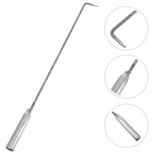 석탄 후크 실내 벽난로 철 포커 집게 외부 금속 캠핑 도구 구덩이 다기능 액세서리