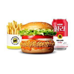 [노브랜드버거] 치폴레 핫치킨 버거세트