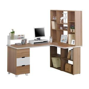 JE-코너3세련단책장책상BB 1600 L자 3단 서랍장 학생책상