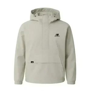 NB 뉴발란스 스트레치 아노락 남성 여성 공용 바람막이 후드 자켓 점퍼 베이지 NBNAD22333-36