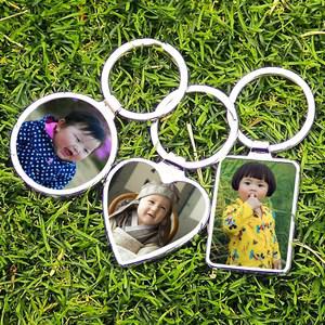 사진그리다 주문제작 메탈 포토키링 사진키홀더 아기 커플 연인 이벤트