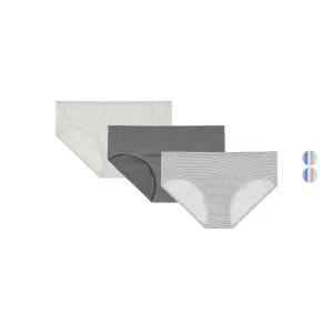 데이즈)신축성좋은면스판팬티_미디3매