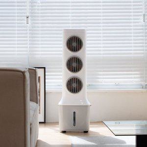 매직쉐프 냉풍기 BLDC 3구 LED무드등 이동식 LMAC-N355W 30리터