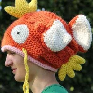 재미있는 귀여운 잉어킹 니트 뜨개질 털모자 비니 코스프레 어린이용 만화 애니메이션