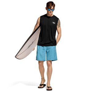 [테슬라] 남자 오버핏 민소매 나시 래쉬가드 비치웨어 빅사이즈 자외선차단