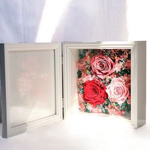 레진 양면 입체 폴더 관 액자   부케 선물 피규어 아트