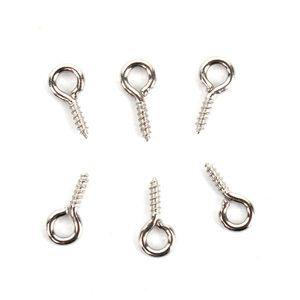 실버구자핀 키링 미니어처 부자재 실버 9자핀 100개입