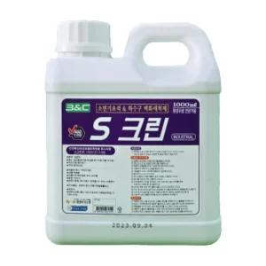 에스크린 1리터 요석제거제 소변기 욕실청소 타일 변기 하수구 청소 물때 찌든때 백화 제거 S크린