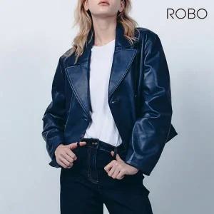 [로보][199,000원 초특가]로보 램스킨 나파 더블 자켓