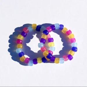 (10인 세트) 자외선 야광 팔찌 만들기/어린이/악세사리/유아/아동/원데이클래스/방과후/가정/엄마표/단체