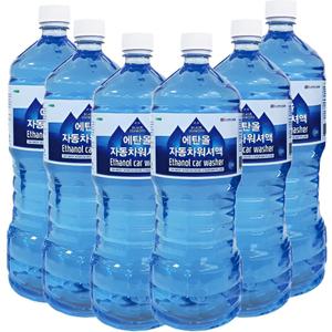 블랙다이아몬드 사계절 에탄올 워셔액 1.8리터 6개