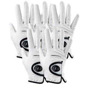 9LOVE 소프트 반양피 오른손 남성용 골프장갑 5장 세트 H