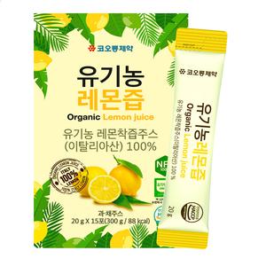 코오롱 유기농 레몬즙 NFC착즙 레몬원액 레몬수 과채주스