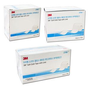 3M 쓰리엠 소프트 클로스 테이프 위드라이너 5cm,10cm,15cm 드레싱 픽싱롤