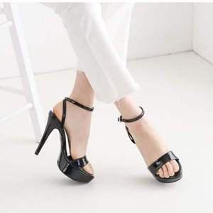 국내제작 뱀피 민자 가보시 발목스트랩 샌들힐 킬힐 국산구두