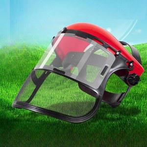 예초기보호장구 안전망 벌초 철망 화면 예초기 보호장구 기본 안면보호 보호마스크 개별 투명