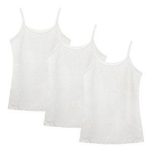 톡톡한 순면 끈나시 3P여성 빅사이즈 학생 레이어드 민소매 이너