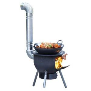 가마솥 화덕 드럼통 화로 무쇠화로 농촌 펜션 화로대 가마솥화덕 연탄 특대형 난로 걸이