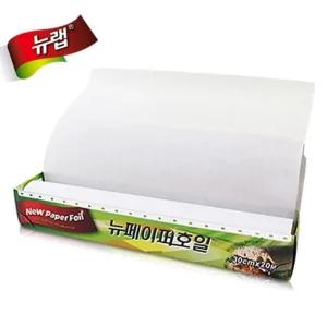 (30cmx20m) 뉴 페이퍼 호일/기름/종이/사각/유산지/베이킹/시트/오븐/구이/조리용/에어프라이기/제과/제빵