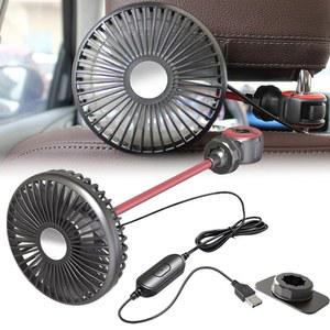 조정 가능한 USB 시스템용 순환기 자동차 브래킷 공기 SUV 뒷좌석 3단 환기 360 트럭 후면 회전