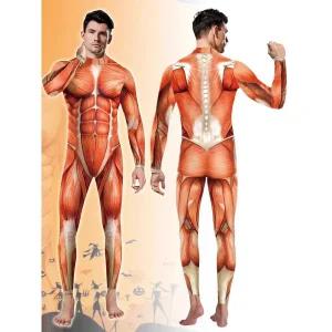 진격의 거인 머슬 근육 초대형 전신 타이즈 촬영 코스튬 상품