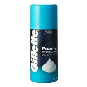 질레트 민감피부용 남자 쉐이빙폼 센서티브스킨 175ml 쉐이빙폼 면도용폼 면도거품