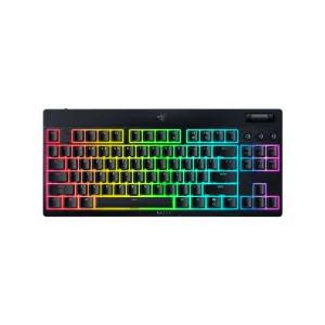 레이저코리아 블랙위도우 V4 로우프로파일 TKL 옐로우축 한글 무선게이밍 키보드 Razer BlackWidow V4 Lowprofile TKL KR