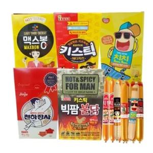 (빅팜 150g x 6개) 불닭 소시지 키스틱 천하장사 친친 맥스봉 치즈 소시지 간식 모음/소세지/스틱/어린이
