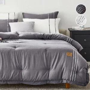 호텔식 먼지없는 사계절 퀸사이즈 침구 간절기 봄 가을 겨울 차렵 이불 퀸 Q 침대 패드 세트