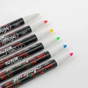 아크릴 마카 6색/디자인/마카펜/마커펜/아크릴펜/포스카/마커/그래피티/미술/그림/필기구/학원/학교/스케치