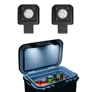 예티 로디 15 쿨러용 LED 조명 래치 - 터치 활성화 교체 래치, 로우 프로파일 블랙 PETG 하우징, 야간 사용 액세서리